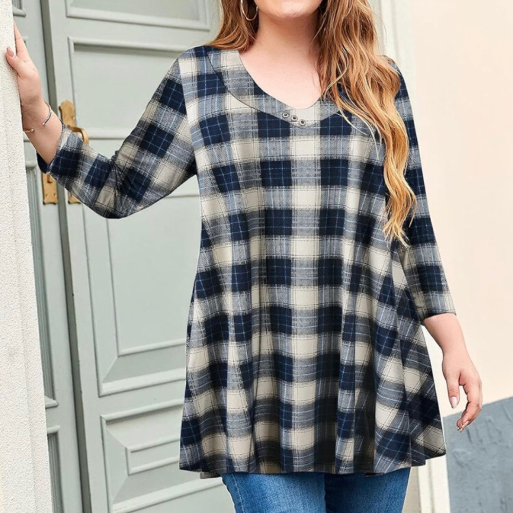 NWT Plus Size Supersoft Swing Tunic 5X
